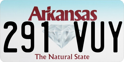 AR license plate 291VUY
