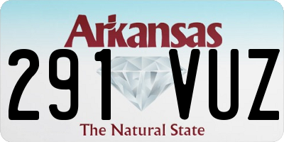 AR license plate 291VUZ