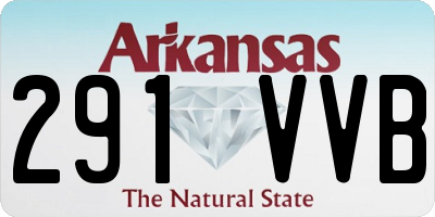 AR license plate 291VVB