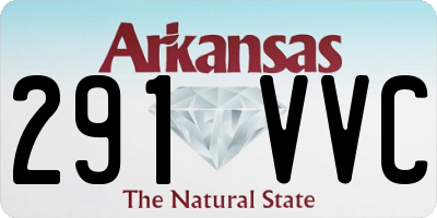 AR license plate 291VVC