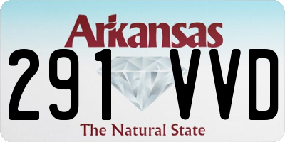 AR license plate 291VVD