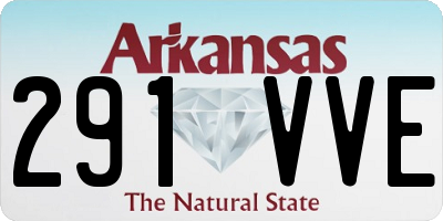 AR license plate 291VVE