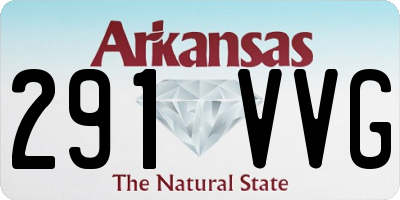 AR license plate 291VVG