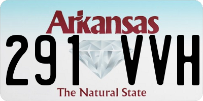 AR license plate 291VVH
