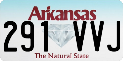 AR license plate 291VVJ