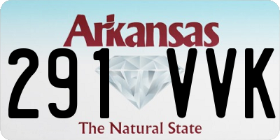 AR license plate 291VVK