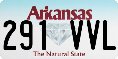 AR license plate 291VVL