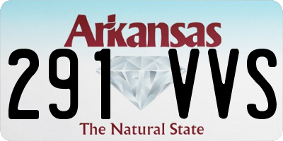 AR license plate 291VVS