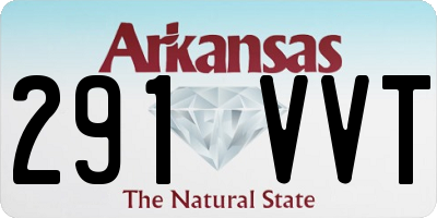 AR license plate 291VVT