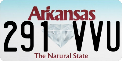 AR license plate 291VVU