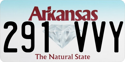 AR license plate 291VVY