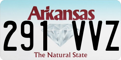 AR license plate 291VVZ
