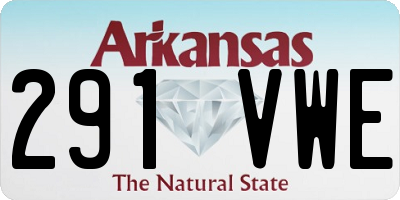 AR license plate 291VWE