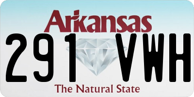 AR license plate 291VWH