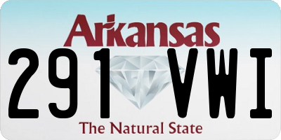 AR license plate 291VWI