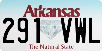 AR license plate 291VWL