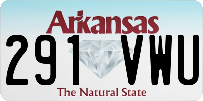 AR license plate 291VWU