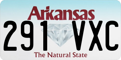 AR license plate 291VXC