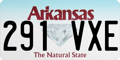 AR license plate 291VXE