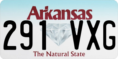 AR license plate 291VXG