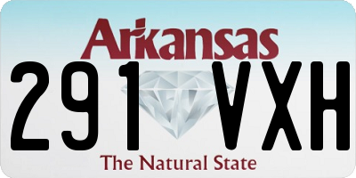 AR license plate 291VXH