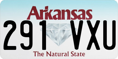AR license plate 291VXU