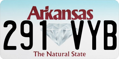AR license plate 291VYB