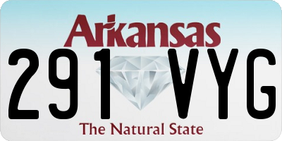 AR license plate 291VYG