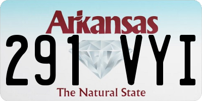 AR license plate 291VYI