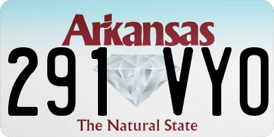 AR license plate 291VYO