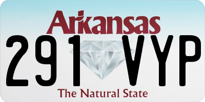 AR license plate 291VYP