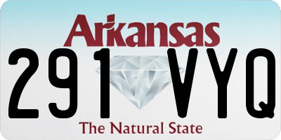 AR license plate 291VYQ