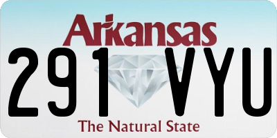 AR license plate 291VYU