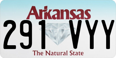 AR license plate 291VYY