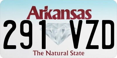 AR license plate 291VZD