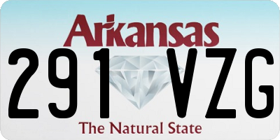 AR license plate 291VZG