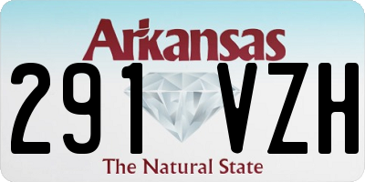 AR license plate 291VZH