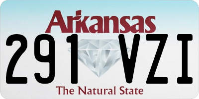 AR license plate 291VZI