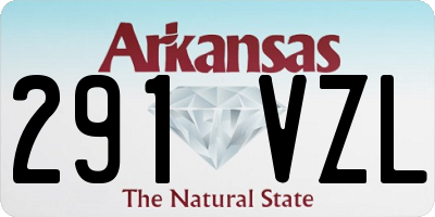 AR license plate 291VZL