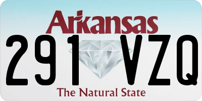 AR license plate 291VZQ