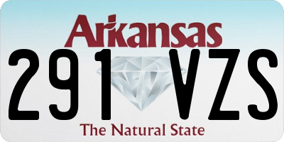 AR license plate 291VZS