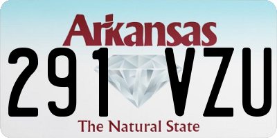 AR license plate 291VZU