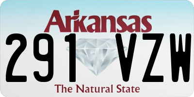 AR license plate 291VZW