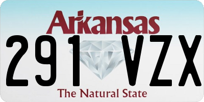 AR license plate 291VZX