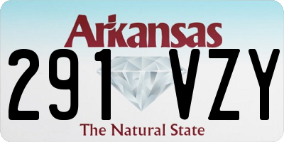 AR license plate 291VZY