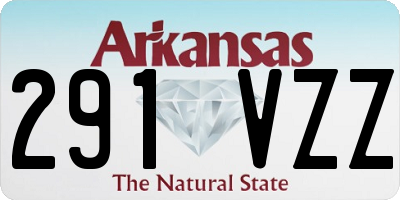 AR license plate 291VZZ