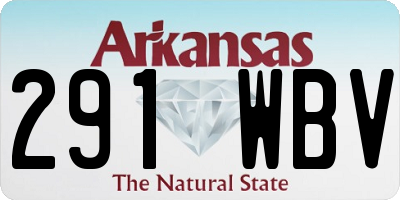AR license plate 291WBV