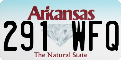 AR license plate 291WFQ