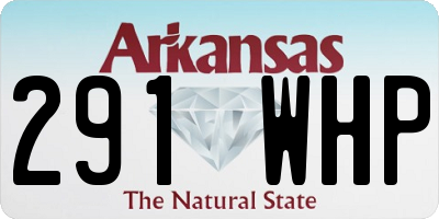 AR license plate 291WHP