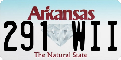 AR license plate 291WII